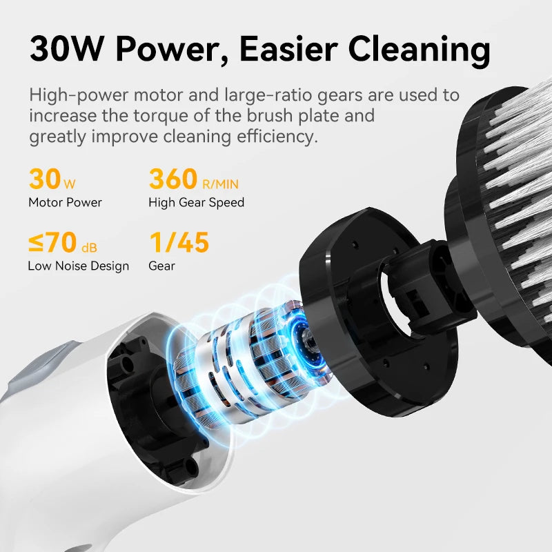 Spin&Shine™ 7-in-1 Cordless Power Scrubber