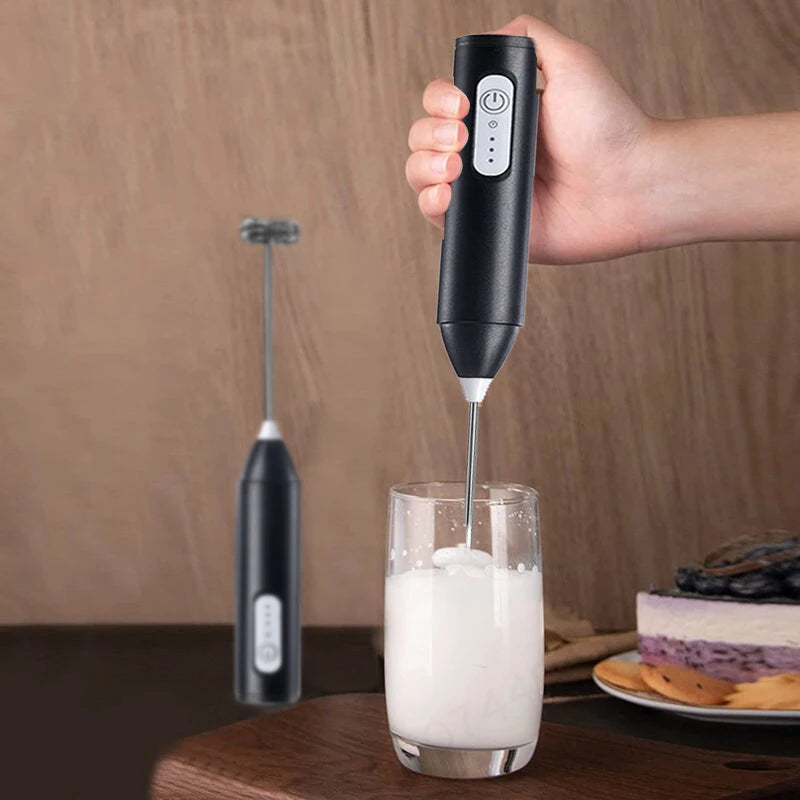 FrothMate Pro™ – 2-in-1 Electric Frother & Mixer