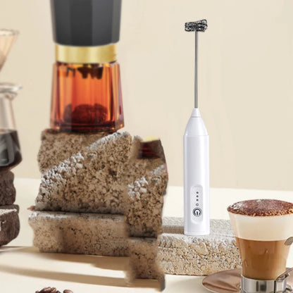 FrothMate Pro™ – 2-in-1 Electric Frother & Mixer