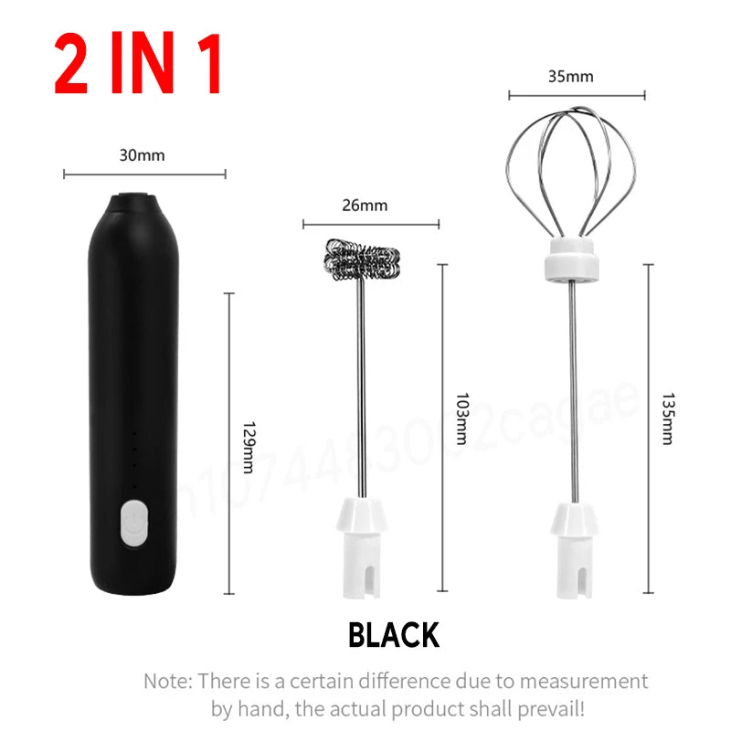 FrothMate Pro™ – 2-in-1 Electric Frother & Mixer