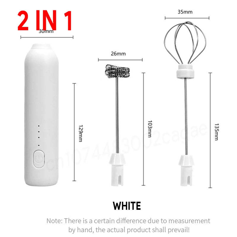 FrothMate Pro™ – 2-in-1 Electric Frother & Mixer
